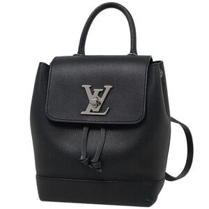 Louis Vuitton Backpack Mini Daypack Rucksack Leather Noir Black